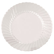 Classicware Plates, Plastic, 9" dia, Clear, 10/Bag, 18 Bags/Carton