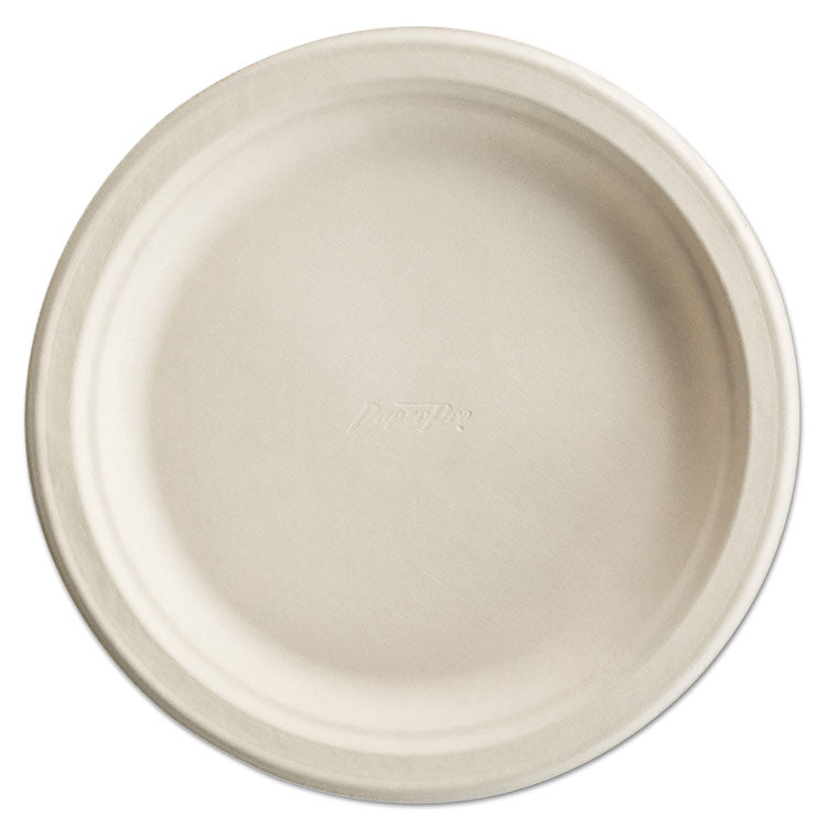 Paper Pro Round Plates, Paper, 8.75" dia, White, 125/Pack, 4 Packs/Carton