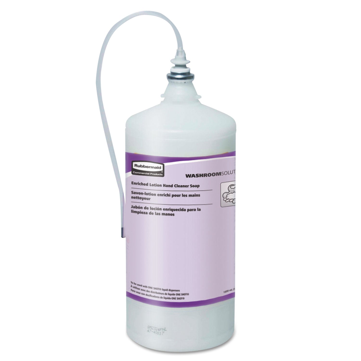 One Shot Green Certified Lotion Soap Refill, Honeysuckle Scent, 1,600 mL, 4/Carton