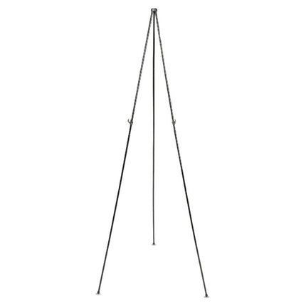 Full Size Instant Easel, 62.38" Maximum Height, Steel, Black