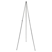 Full Size Instant Easel, 62.38" Maximum Height, Steel, Black