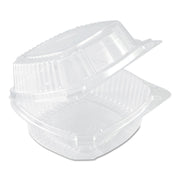 ClearView SmartLock Hinged Lid Container, 20 oz, 5.75 x 6 x 3, Clear, Plastic, 500/Carton