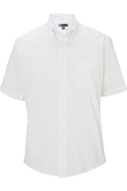 EDWARDS MENS PINPOINT OXFORD SHIRT - SHORT SLEEVE