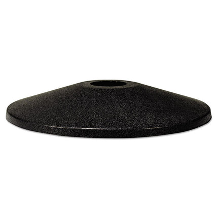Adjusta-Tape Crowd Control Base Only, Steel, 14" Deep, Black, 2/box