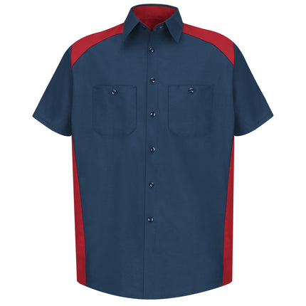 Red Kap® Men's Short Sleeve Motorsports Shirt / SP28RN