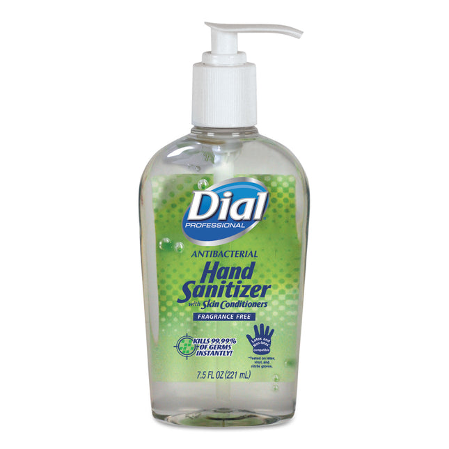 Antibacterial With Moisturizers Gel Hand Sanitizer, 7.5 Oz, Pump Bottle, Fragrance-Free