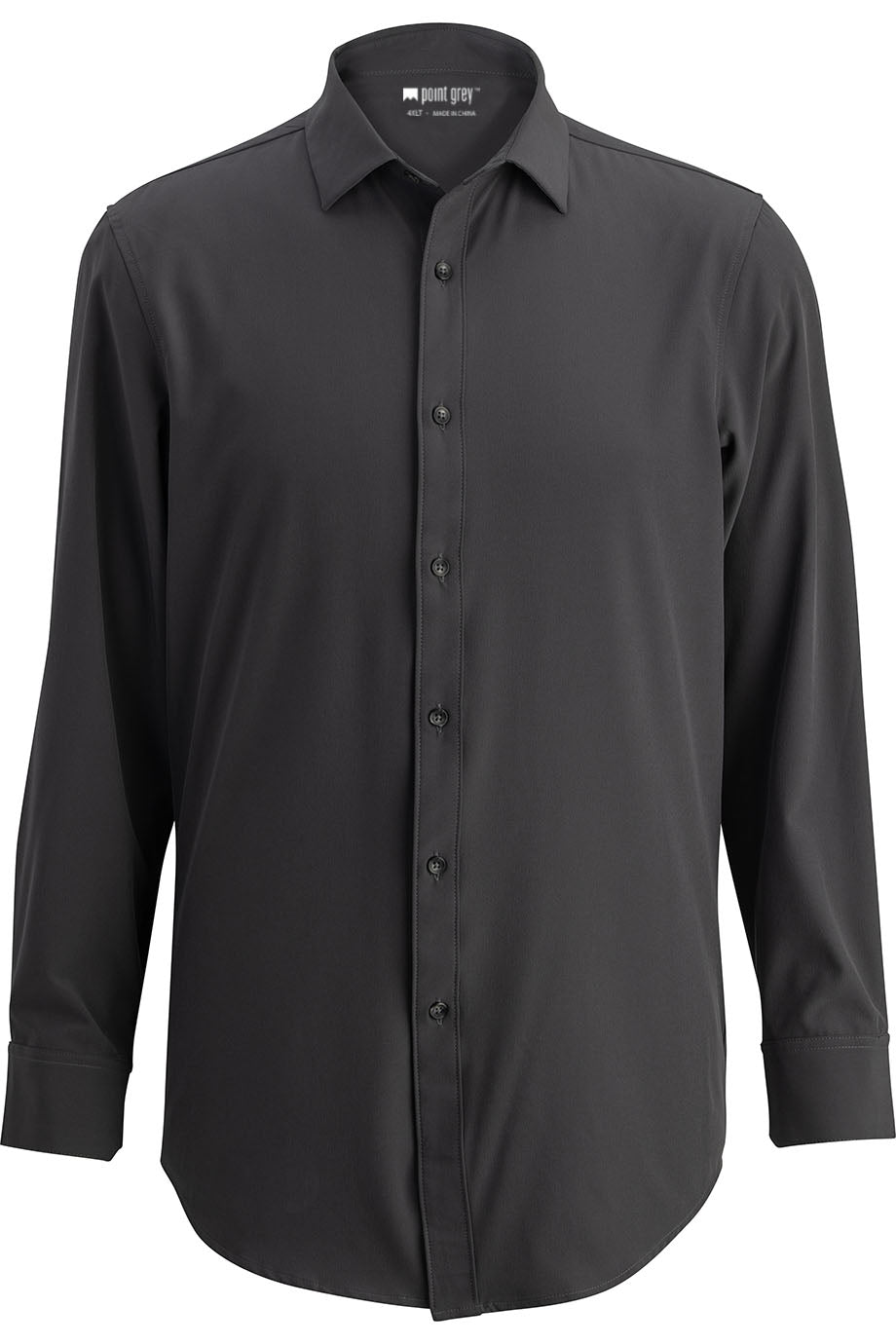 EDWARDS POINT GREY MENS DRESS SHIRT