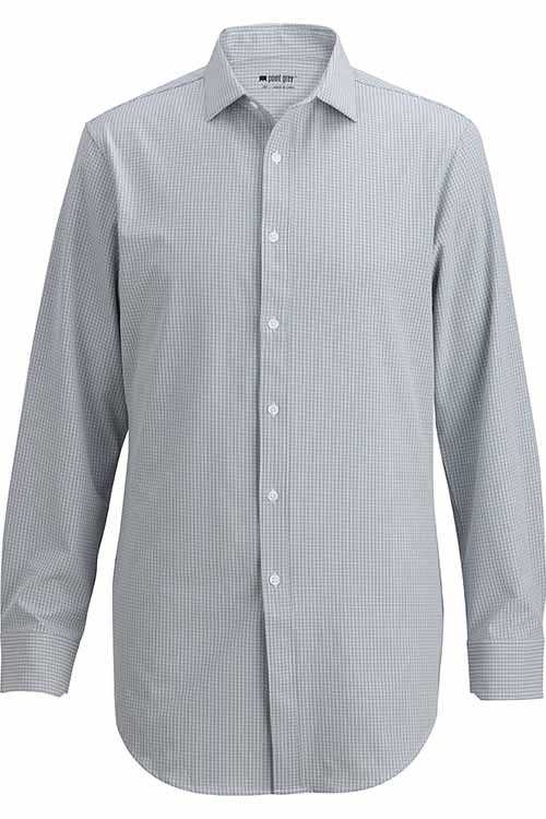 EDWARDS POINT GREY MENS DRESS SHIRT