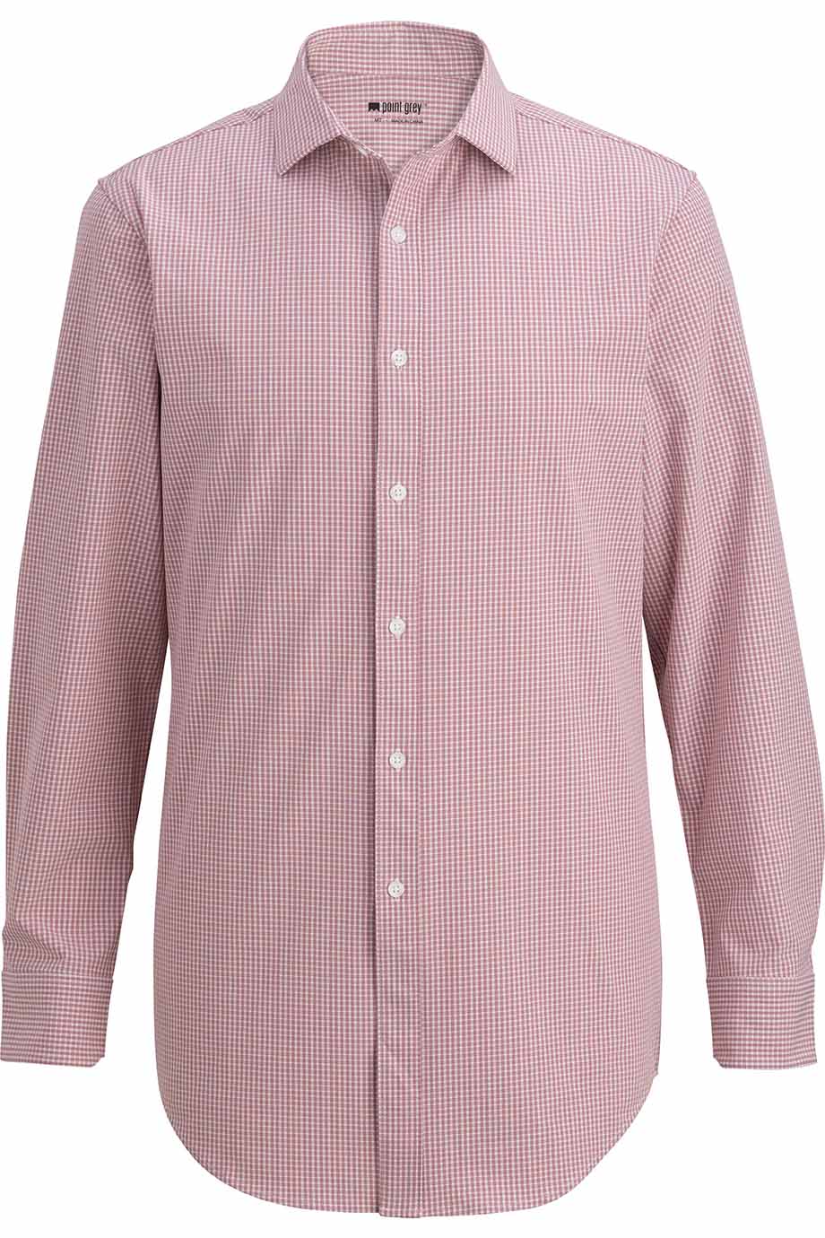 EDWARDS POINT GREY MENS DRESS SHIRT