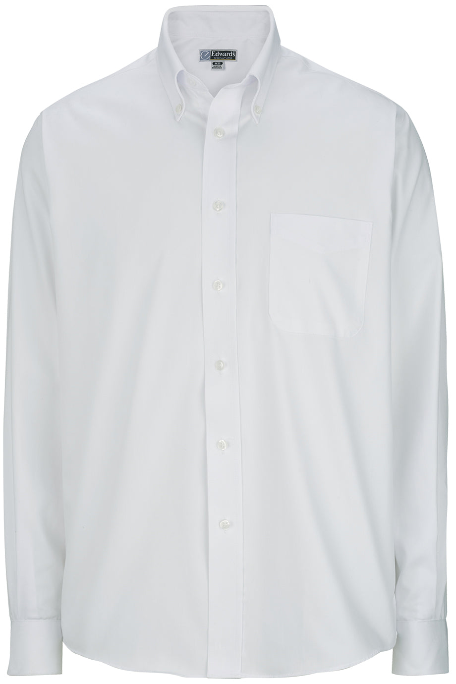 EDWARDS PINPOINT OXFORD LONG SLEEVE MENS SHIRT