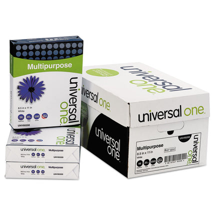 Deluxe Multipurpose Paper, 98 Bright, 20lb Bond Weight, 8.5 x 11, Bright White, 500/Ream, 10 Reams/Carton, 40 Cartons/Pallet