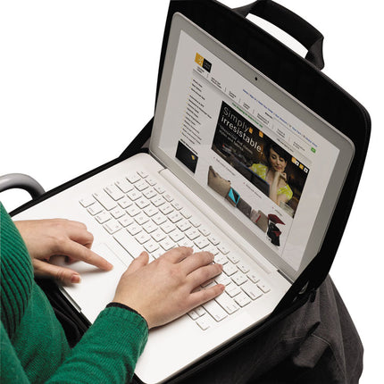 Laptop Sleeve for Chromebook or Laptops, Fits Devices Up to 13", EVA, 14.25 x 1.87 x 11, Black