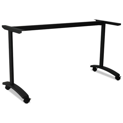 Alera Valencia Series Training Table T-Leg Base, 54w X 19.75d X 28.5h, Black