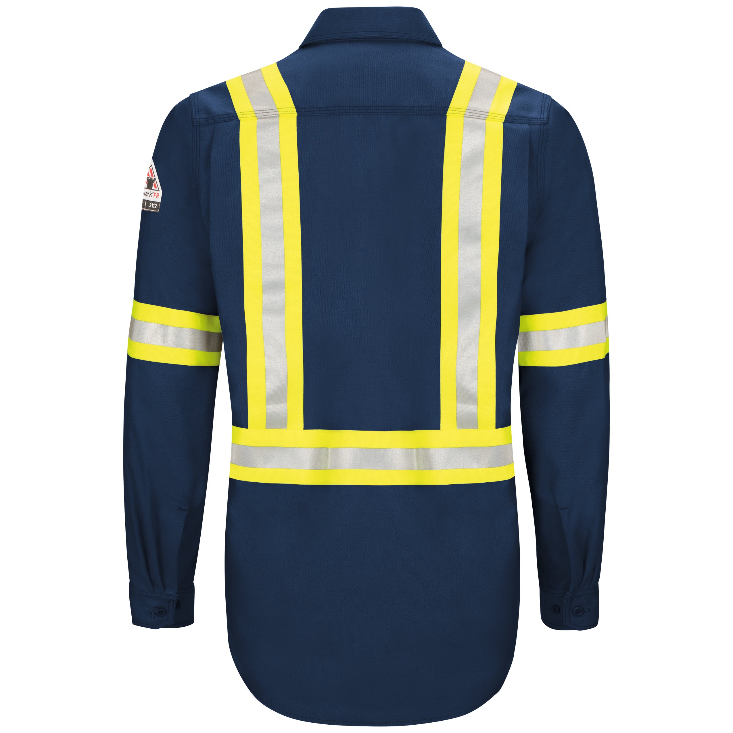 Bulwark® iQ Series® Endurance Men's FR Enhanced Visibility Work Shirt / QS40NE