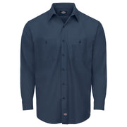 Dickies® Men's Industrial WorkTech Ventilated Long-Sleeve Work Shirt With Cooling Mesh / LL51DN