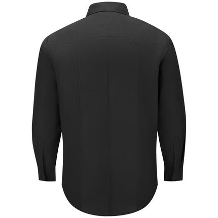 Workrite® Fire Service Men's Classic Long Sleeve Western Firefighter Shirt / FSF4BK