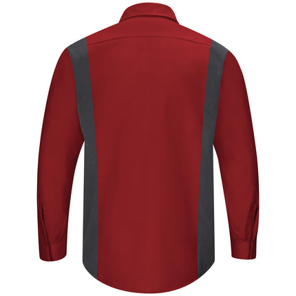 Red Kap® Men's Long Sleeve Performance Plus Shop Shirt with OilBlok Technology / SY32FC