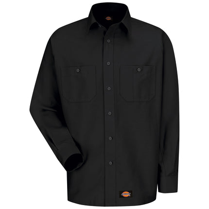 Dickies® Men's Canvas Long-Sleeve Work Shirt / WS10BK