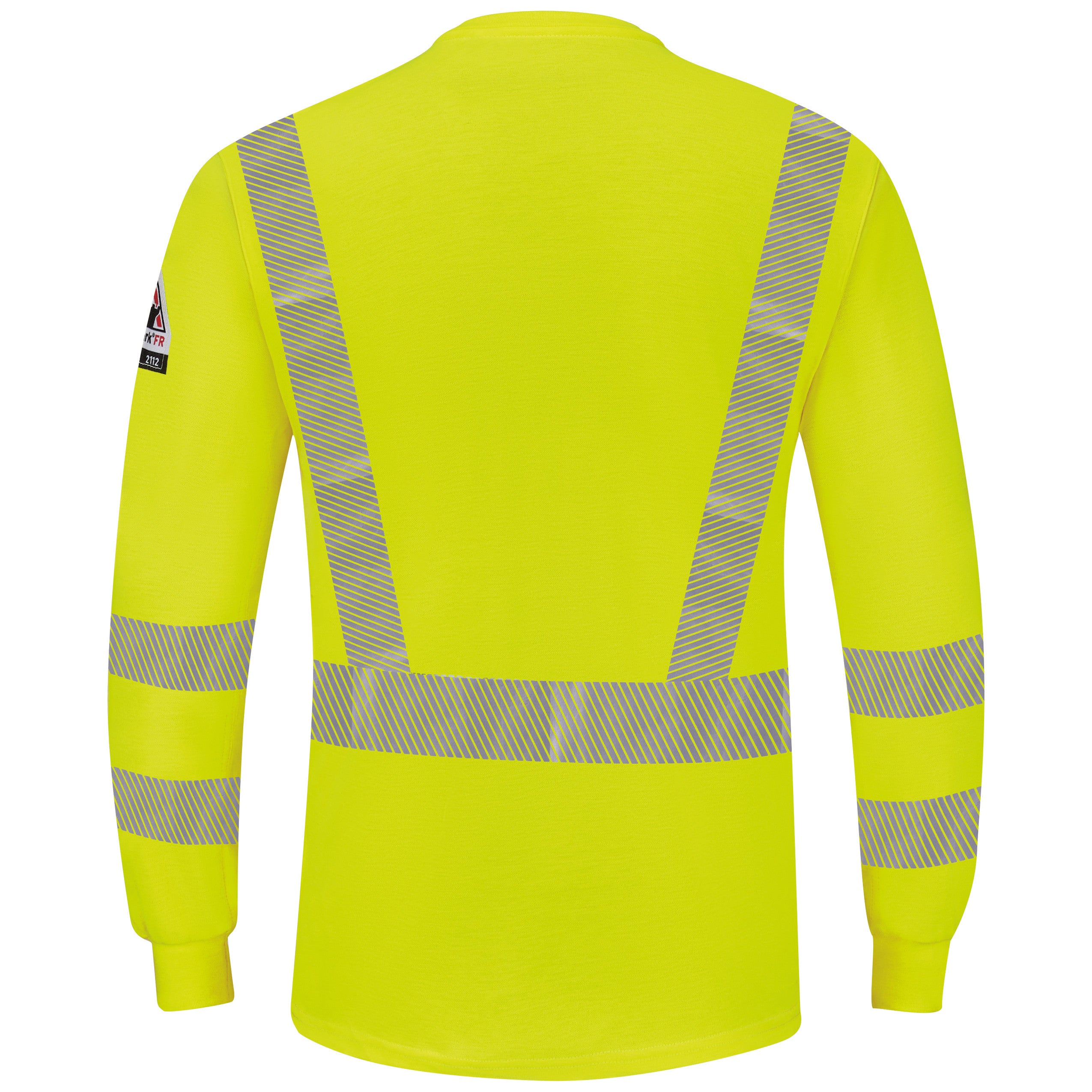 Bulwark® Men's Hi-Visibility Lightweight Long Sleeve Henley / SML4HV