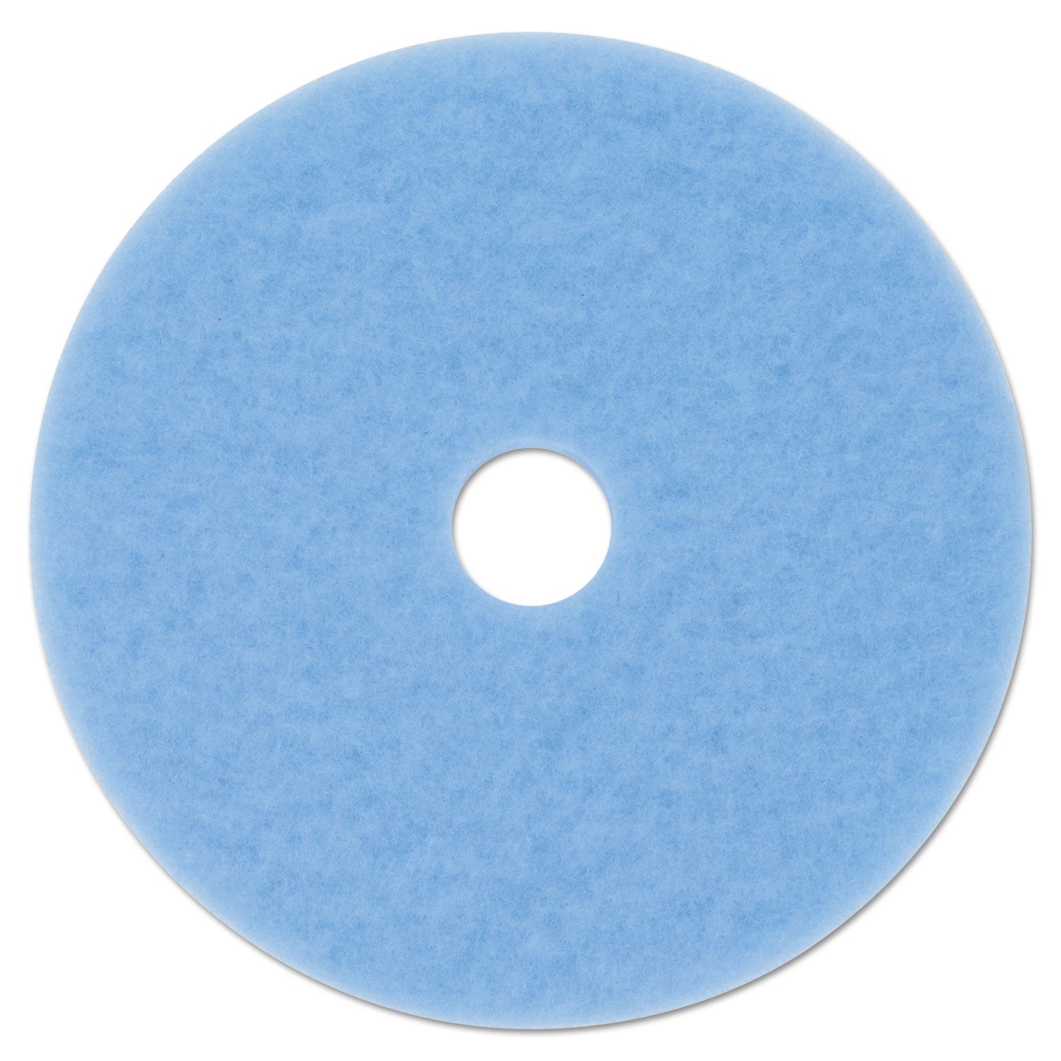 Hi-Performance Burnish Pad 3050, 20" Diameter, Sky Blue, 5/carton