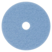 Hi-Performance Burnish Pad 3050, 27" Diameter, Sky Blue, 5/carton