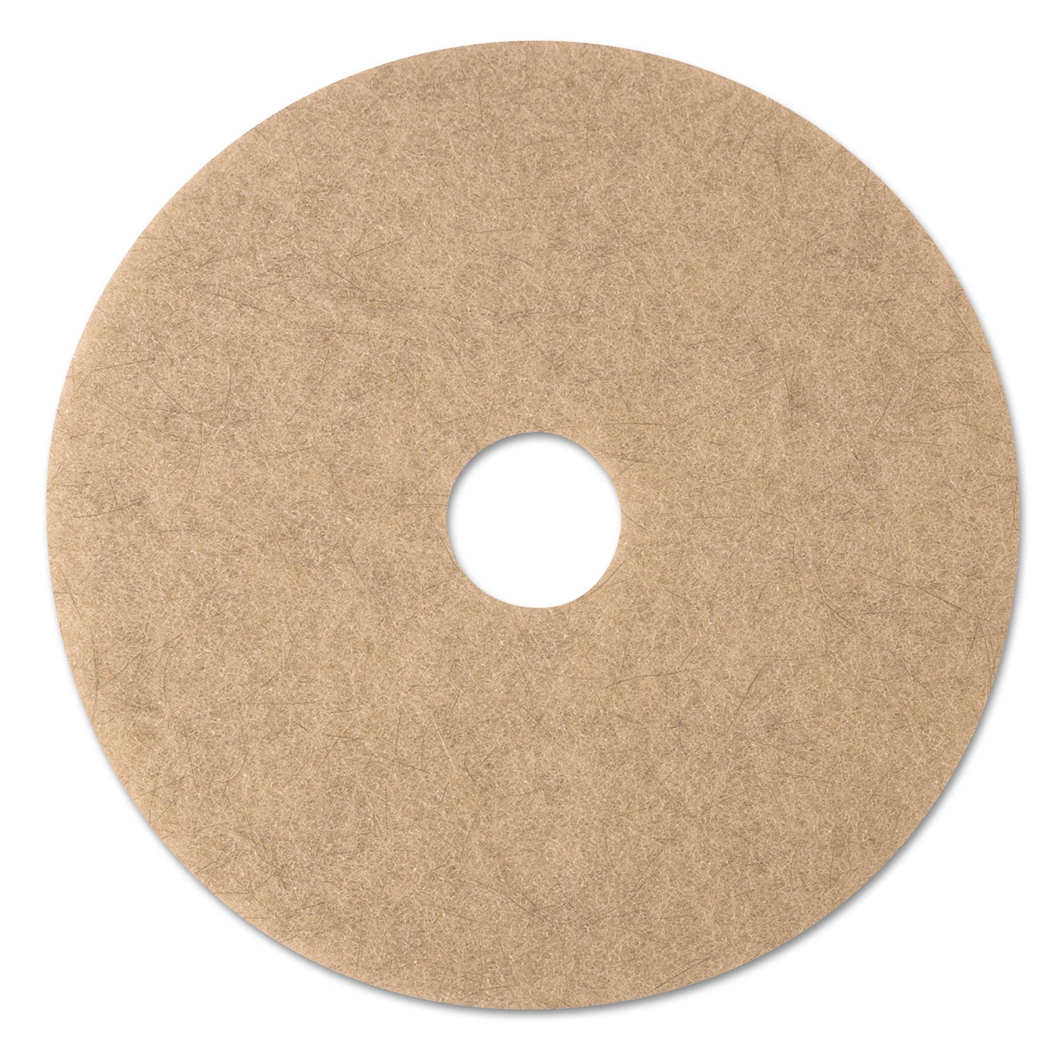 Ultra High-Speed Natural Blend Floor Burnishing Pads 3500, 20" Diameter, Tan, 5/carton