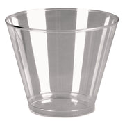 Comet Plastic Tumblers, Squat, 9 oz, Clear, 500/Carton