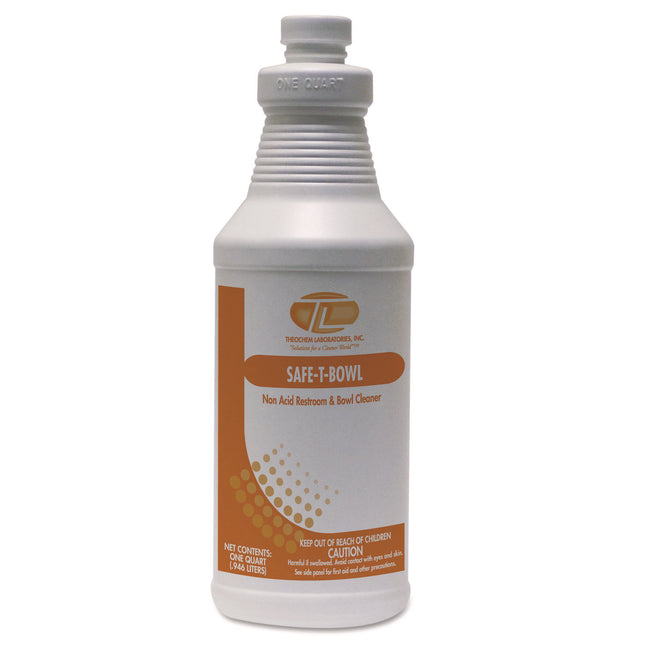Safe-T-Bowl Liquid Toilet Bowl Cleaner, 32 Oz Bottle, 12/carton