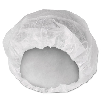 A10 Bouffant Caps, Medium, White, 200 Pack, 3 Packs/Carton