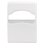 Health Gards Quarter-Fold Toilet Seat Cover Dispenser, 8.75 X 2 X 12, White