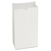 SOS Bakery Bag Dubl Wax, 5" x 3.13" x 9.69", White, 1,000/Carton