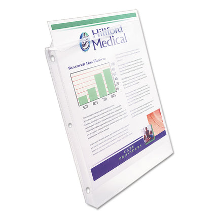 Top-Load Poly Sheet Protectors, Heavy Gauge, Letter, Nonglare, 50/box