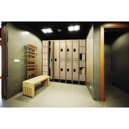 Box Locker, 12w X 18d X 78h, Two-Tone Tan