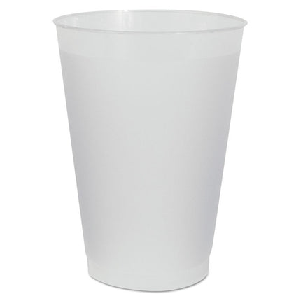 Frost Flex Cups, Cold, 12 oz, Plastic, Frosted, 25/Pack, 20 Packs/Carton