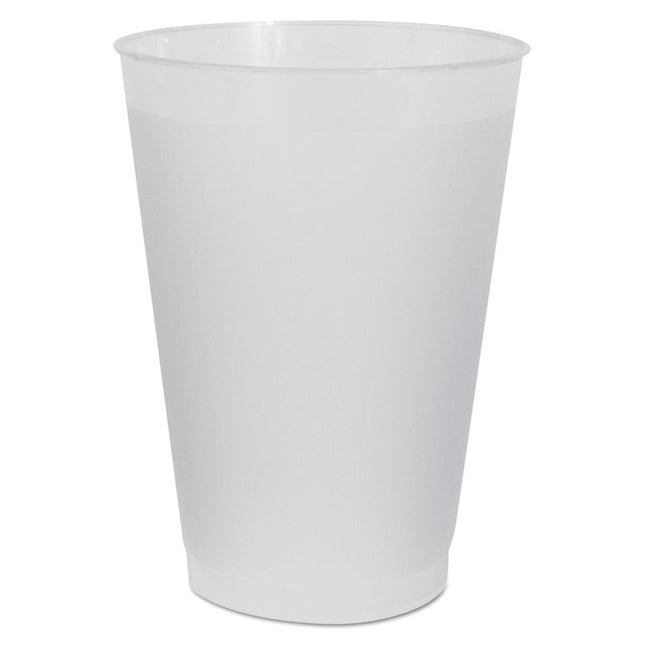 Frost Flex Cups, Cold, 12 oz, Plastic, Frosted, 25/Pack, 20 Packs/Carton