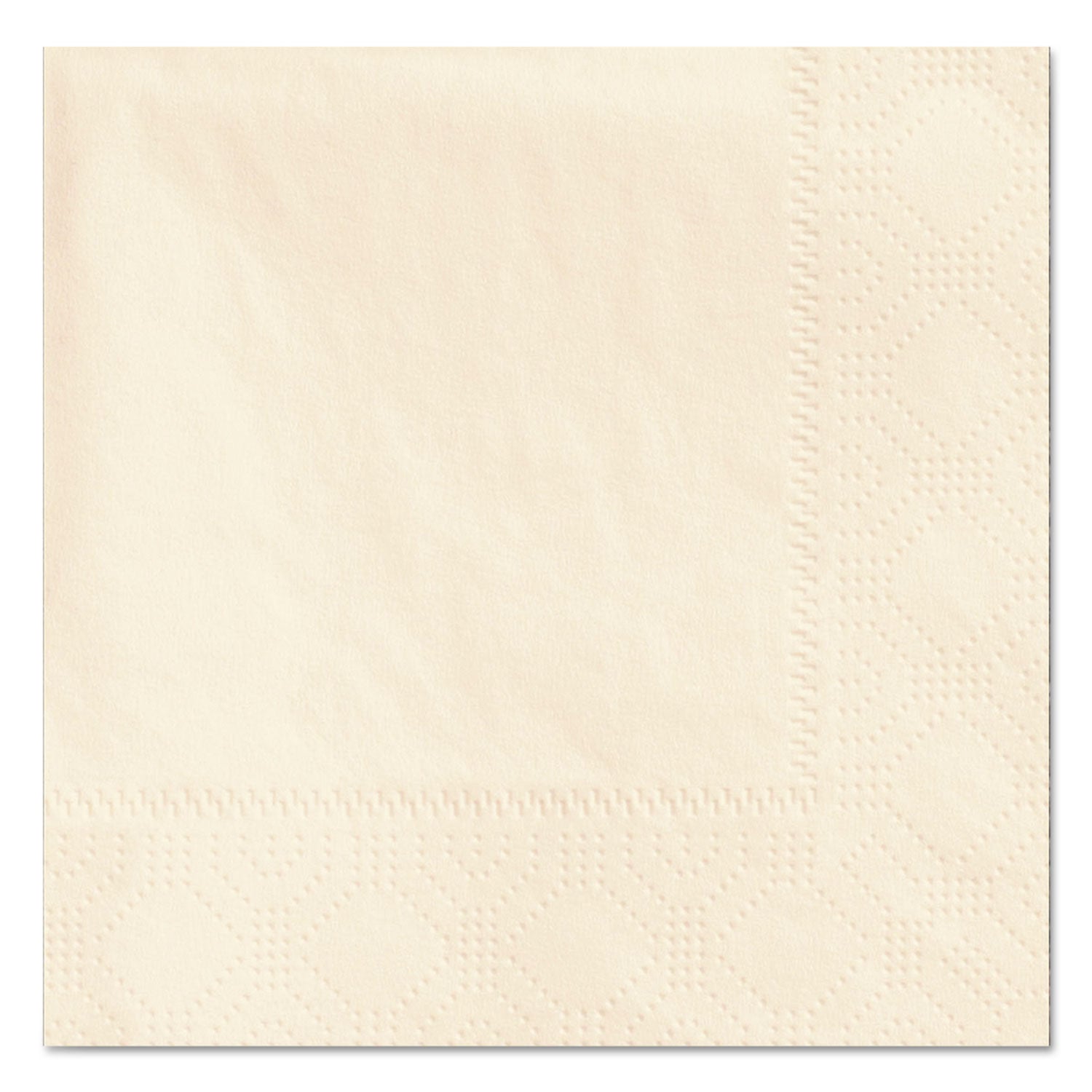 Beverage Napkins, 2-Ply, 9 1/2 X 9 1/2, Ecru, 1000/carton