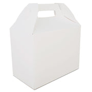 Carryout Barn Boxes, 10 lb, 8.88 x 5 x 6.75, White, Paper, 150/Carton