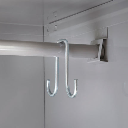 Single-Tier Locker, 12w X 18d X 78h, Two-Tone Gray