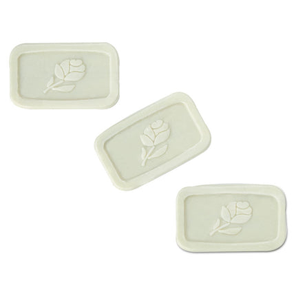 Unwrapped Amenity Bar Soap, Fresh Scent, # 1/2, 1,000/carton