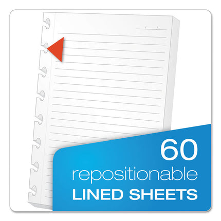Versa Crossover Notebook, 3-Subject, Wide/Legal Rule, Navy Cover, (60) 11 x 8.5 Sheets