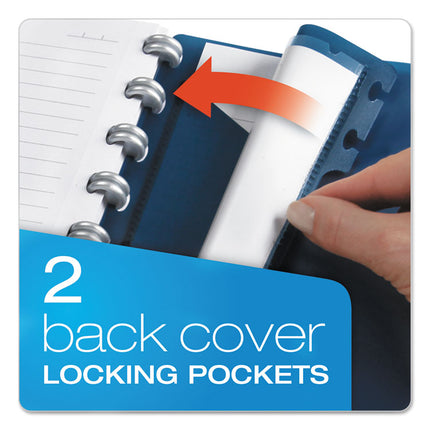 Versa Crossover Notebook, 3-Subject, Wide/Legal Rule, Navy Cover, (60) 11 x 8.5 Sheets