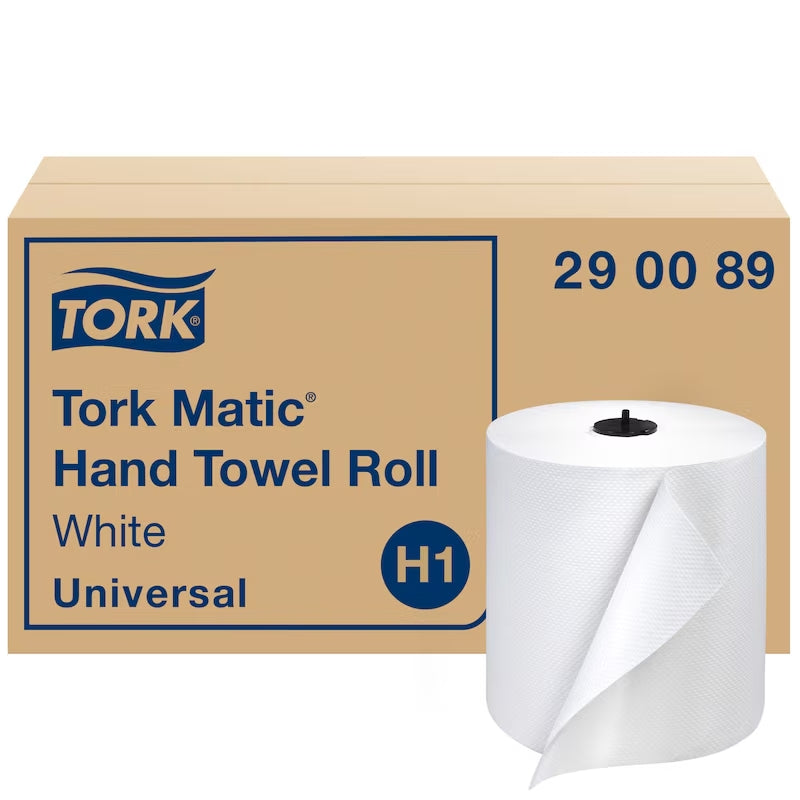 Essity Tork Advanced Matic Hand Towel Roll White 7.7" X 700' 1-Ply 6 / cs