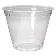 Greenware Cold Drink Cups, Old Fashioned, 9 oz, Sugarcane, Clear, 50/Sleeve, 20 Sleeves/Carton