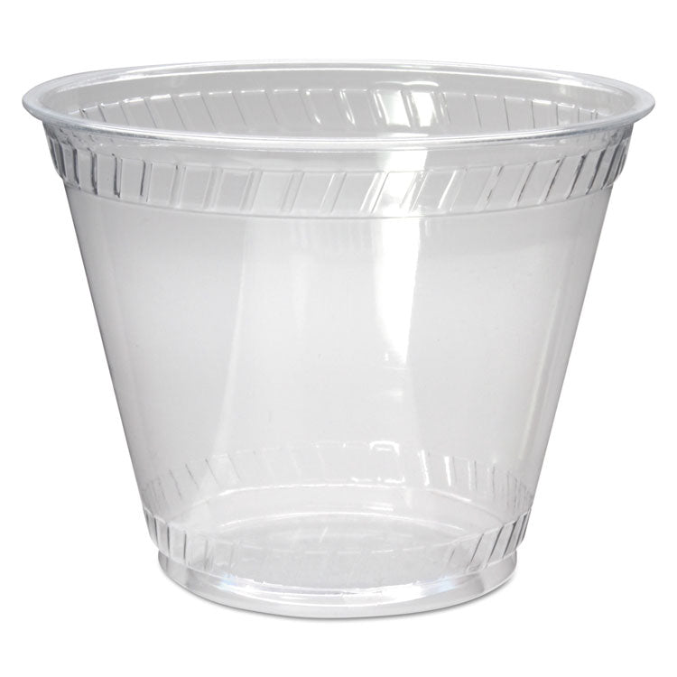 Greenware Cold Drink Cups, Old Fashioned, 9 oz, Sugarcane, Clear, 50/Sleeve, 20 Sleeves/Carton