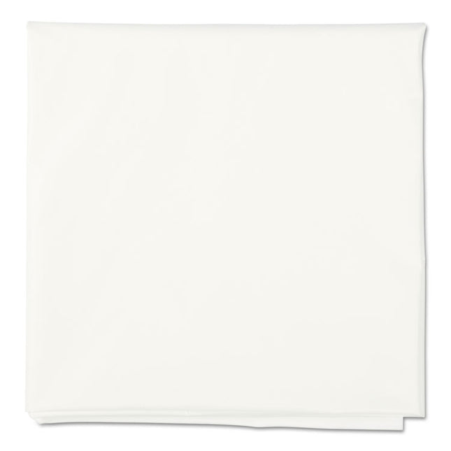 Octy-Round Plastic Tablecover, 82" Diameter, White, 12/carton