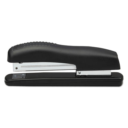 Ergonomic Desktop Stapler, 20-Sheet Capacity, Black