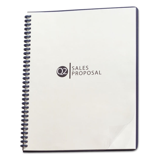 ProClick Pre-Punched Cover, Clear, 11.75 x 8.5, Punched, 25/Pack