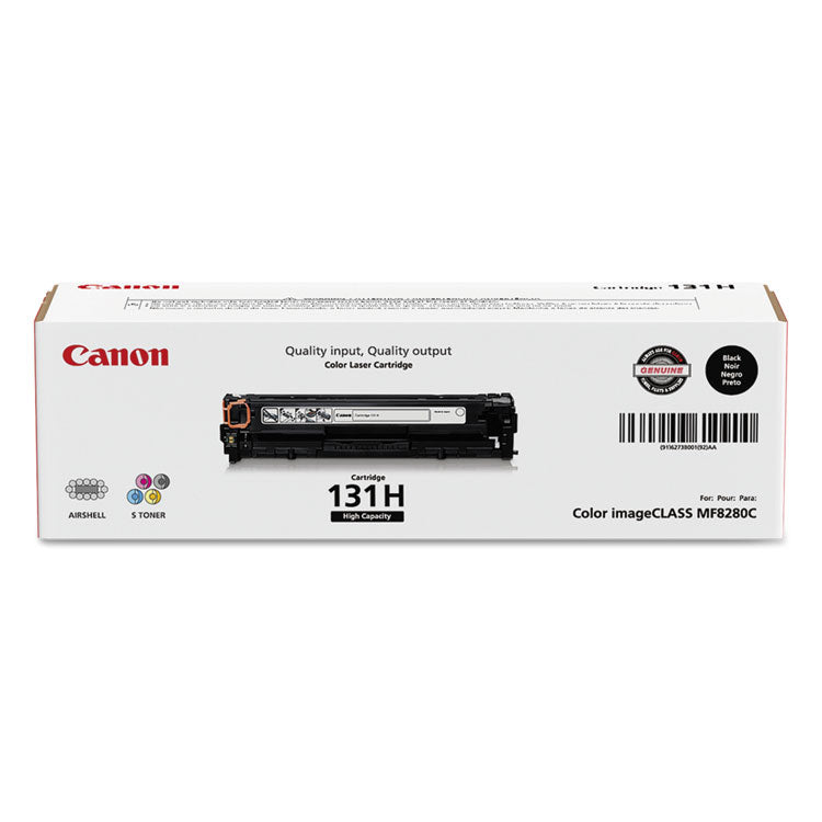 6273b001 (crg-131) High-Yield Toner, 2,400 Page-Yield, Black