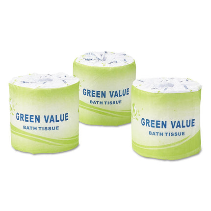 Standard Bath Tissue, Septic Safe, 2-Ply, White, 420 Sheets/Roll, 96 Rolls/Carton