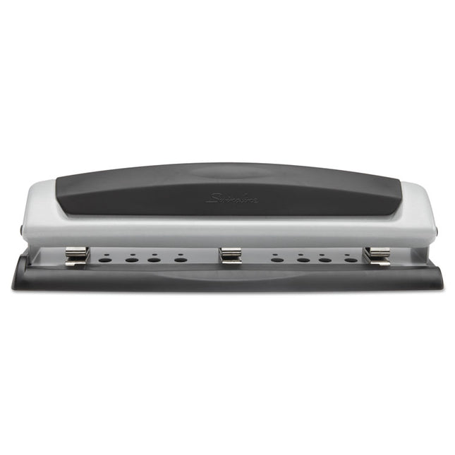 10-Sheet Precision Pro Desktop Two- To Three-Hole Punch, 9/32" Holes